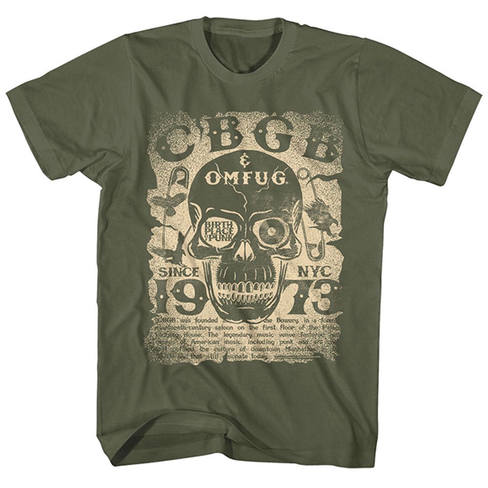 CBGB シービージービー - BIRTH PLACE OF PUNK / Tシャツ / メンズ - PGS
